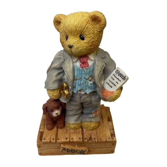 Vintage 1994 Cherished Teddies Mayor Wilson T Beary CT951 Members Only Bear - Picture 1 of 6